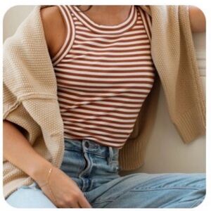 CJLA Kit tank rust and cream stripe